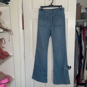 Flare High Rise Denim Jeans